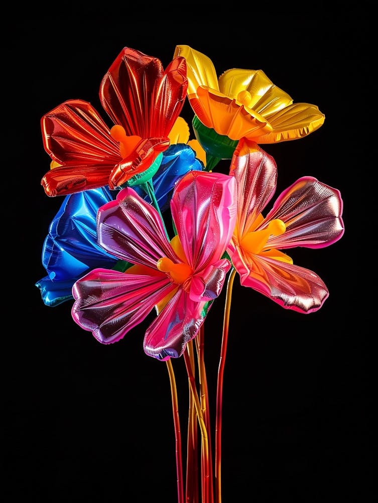 Helle aufblasbare Blumen Geranium 2