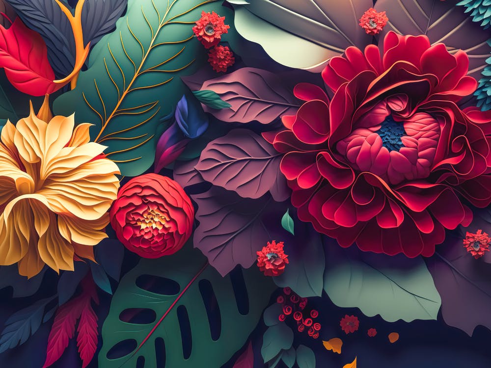 3d Flowers