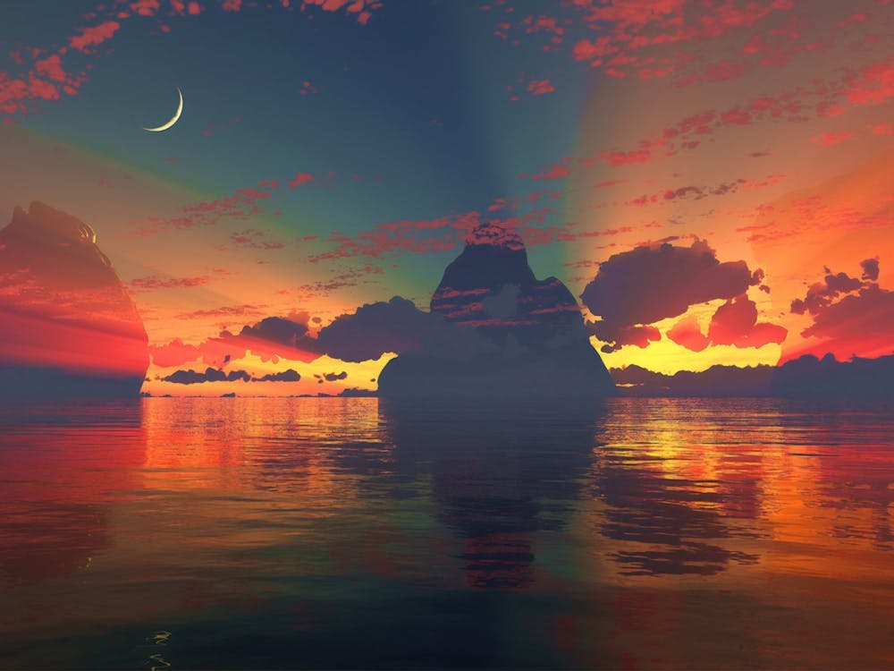 Beach sea nature