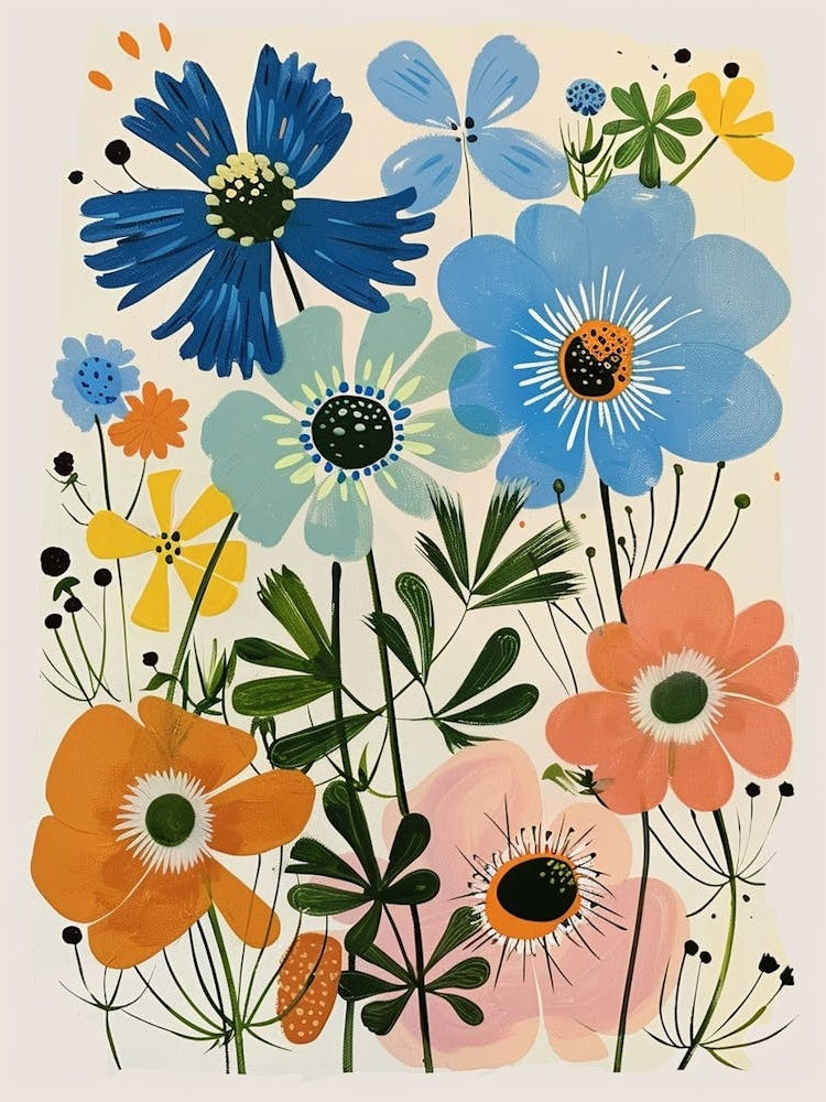 Painted Florals Nigella 3