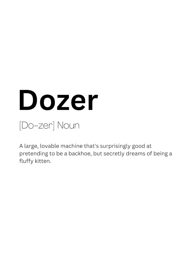 Dozer Definition Meaning
