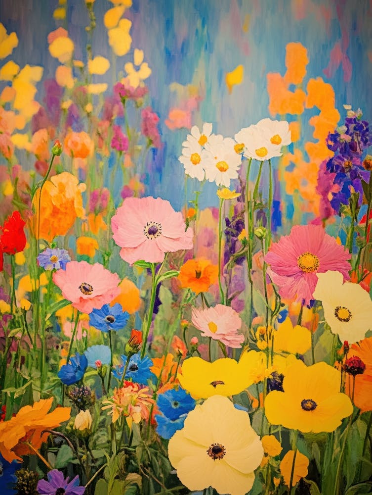 Poppies In The Meadow