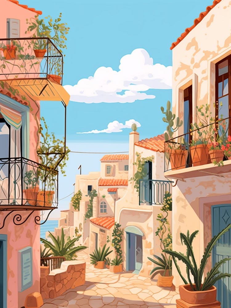 Paphos Cyprus 5 Illustration