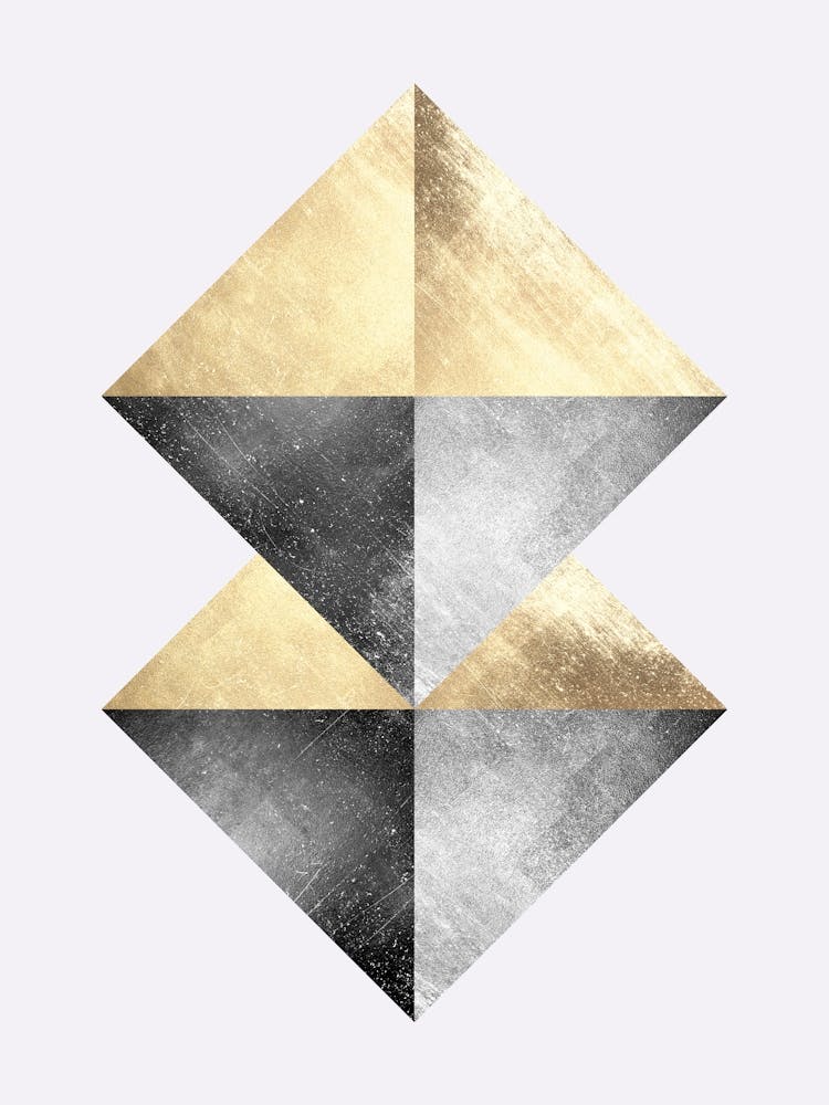Gold and metal circles 3