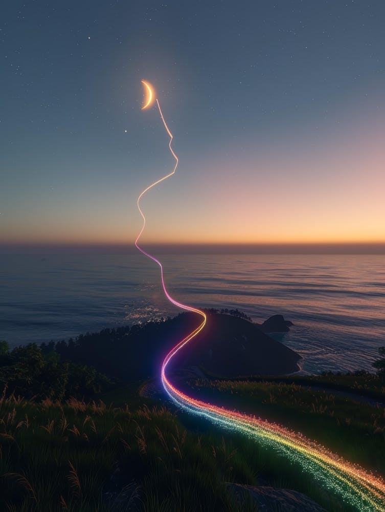 Chemin arc-en-ciel