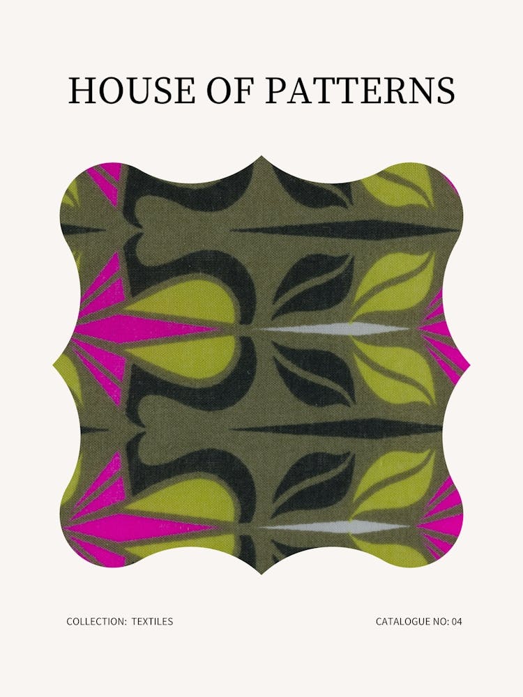 Textile Pattern Poster 4