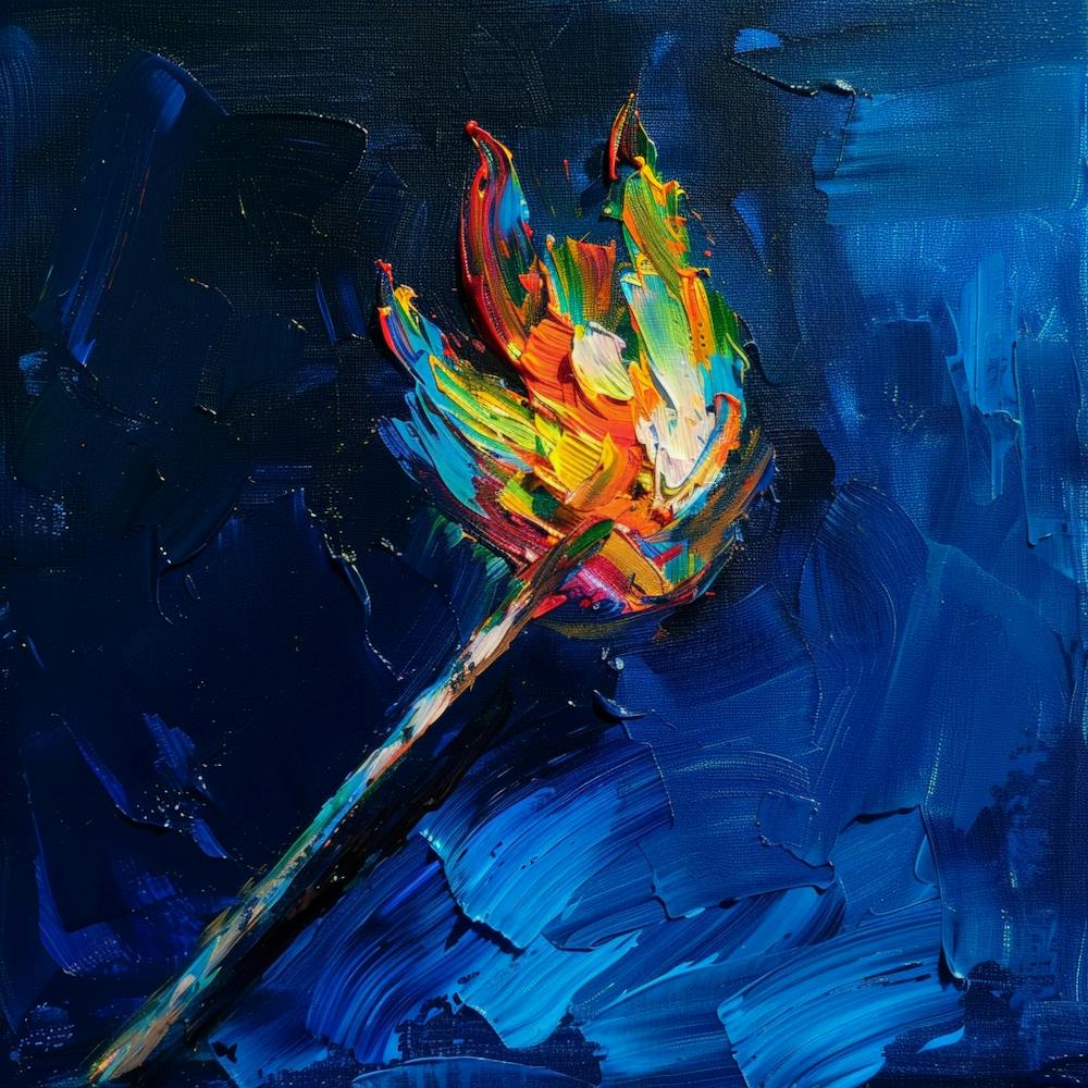 Flaming Torch