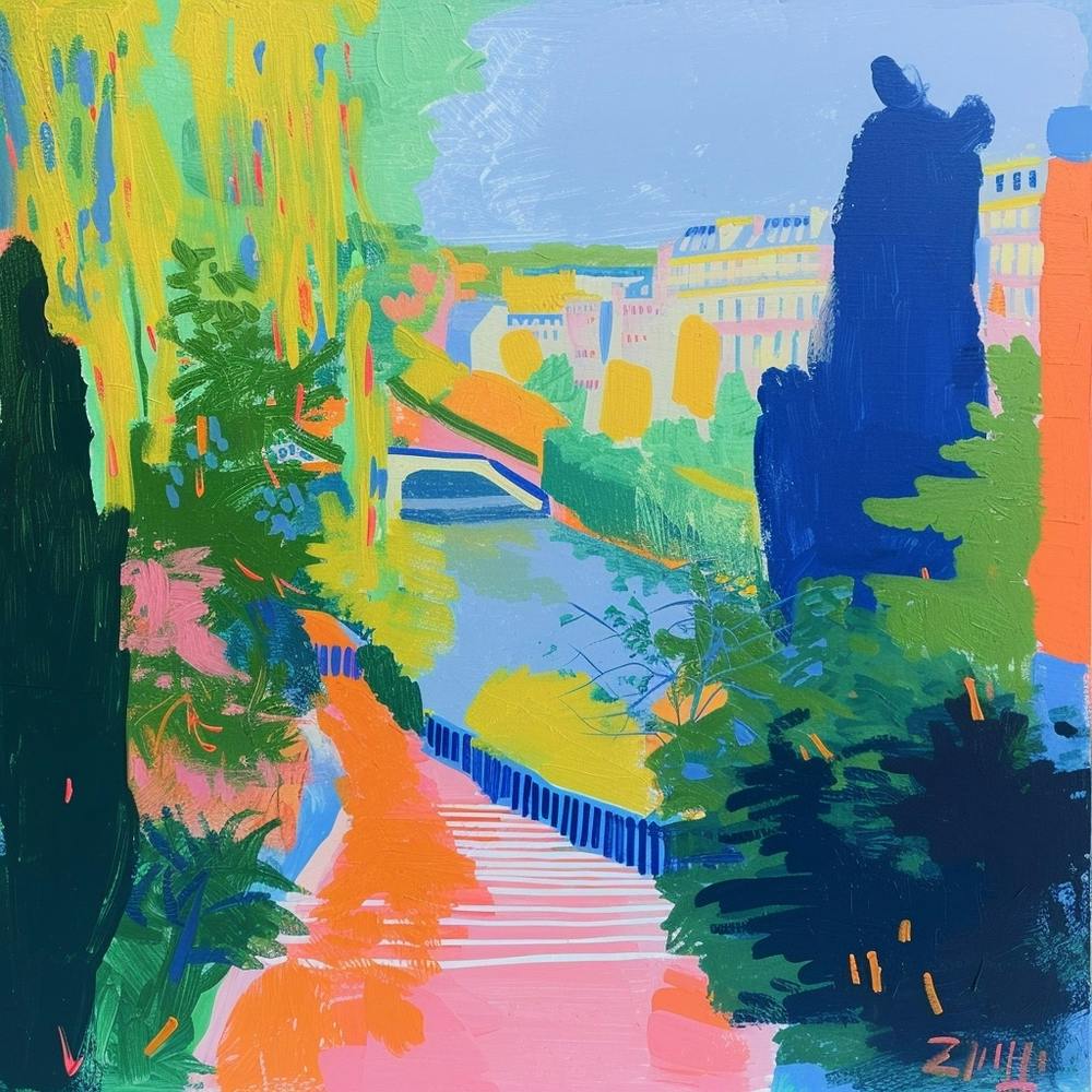 Abstract Park Collection Parc Monceau Paris France 3