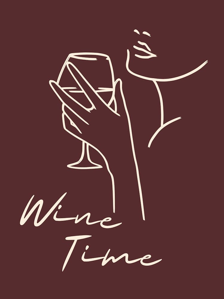 Burgundy Wine Time