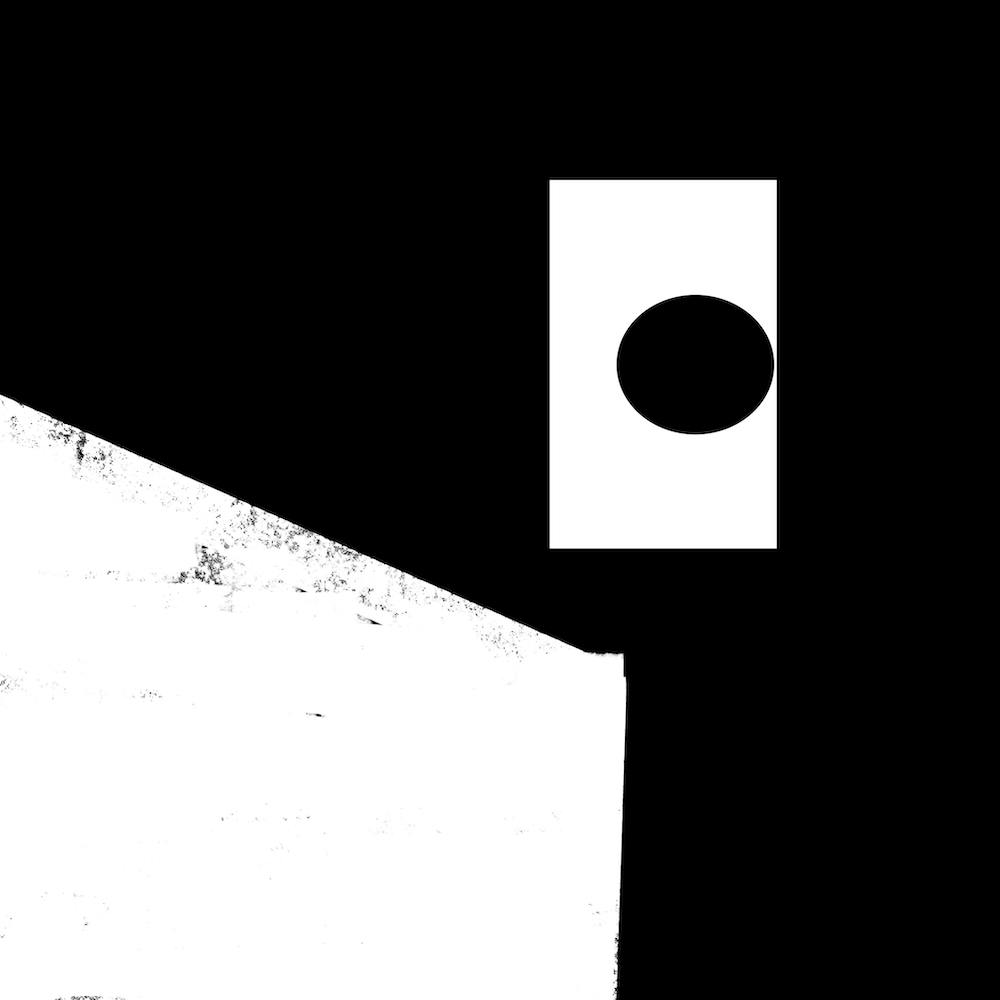 Minimal Black and White Abstract Painting vol. 2