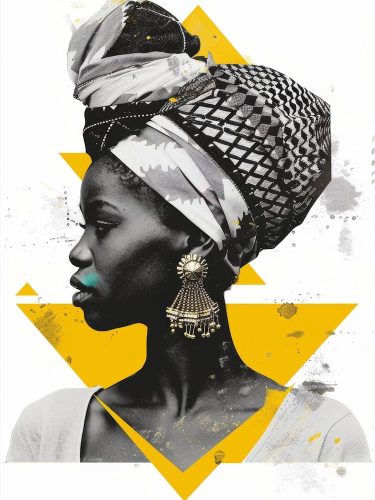 African Woman Canvas Print 12