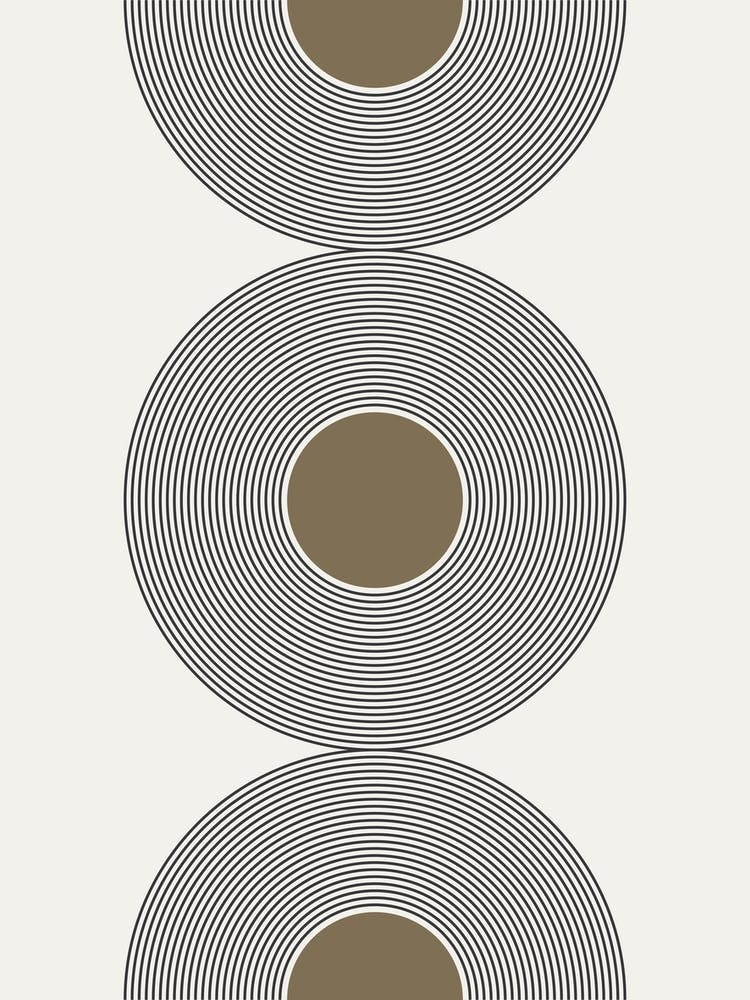 Circles. Abstract Boho