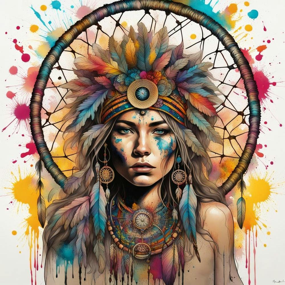 Native amercian dream catcher