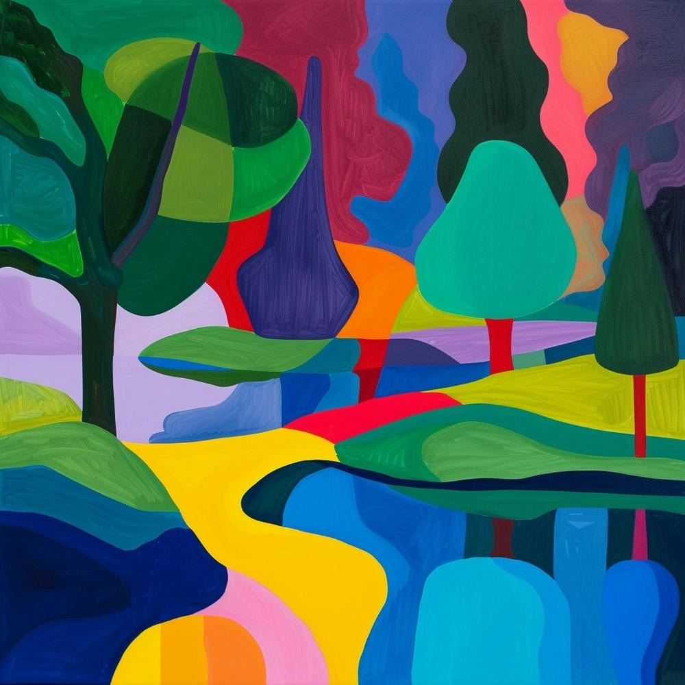 Abstract Park Collection Battersea Park London 8