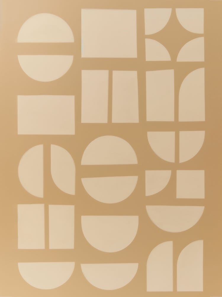 Beige And White 1