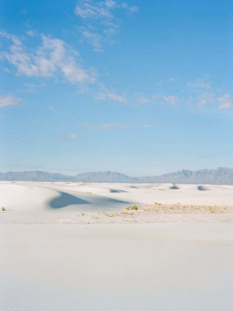 White Sands New Mexico III on Film
