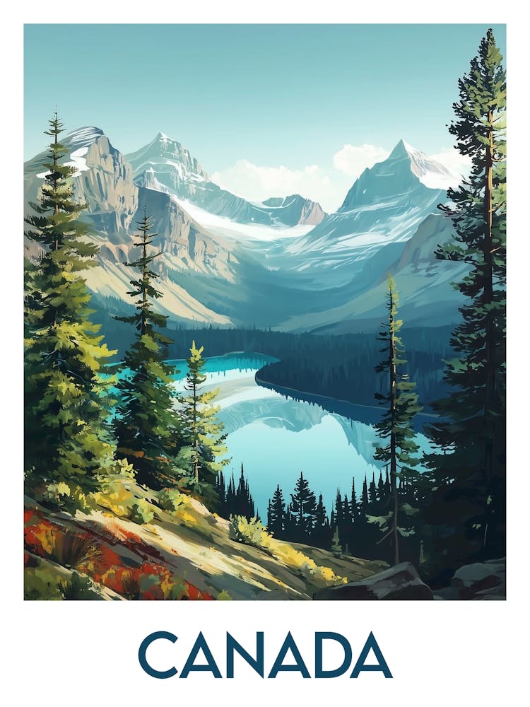 Affiche de voyage Canada 1