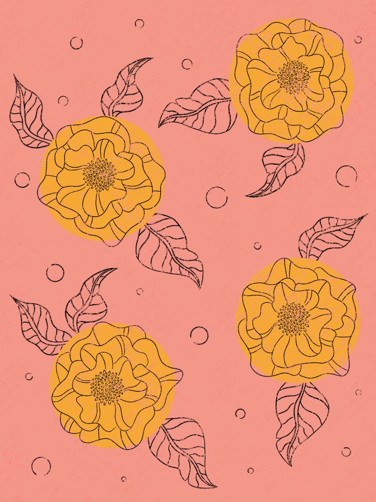 Sketchy Floral Pattern
