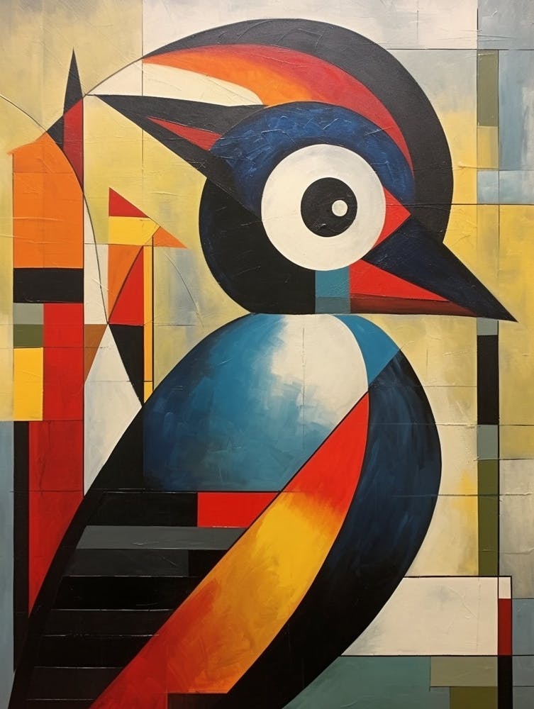 Bird Abstract Pop Art 5