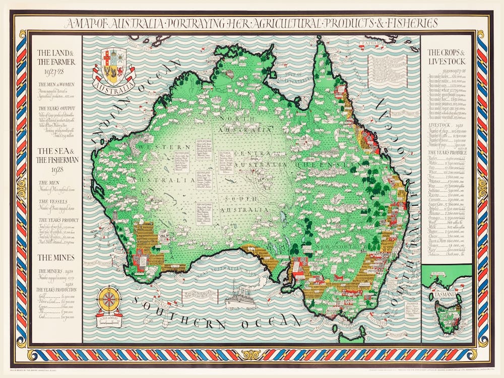 A Map Of Australia, Macdonald Gil