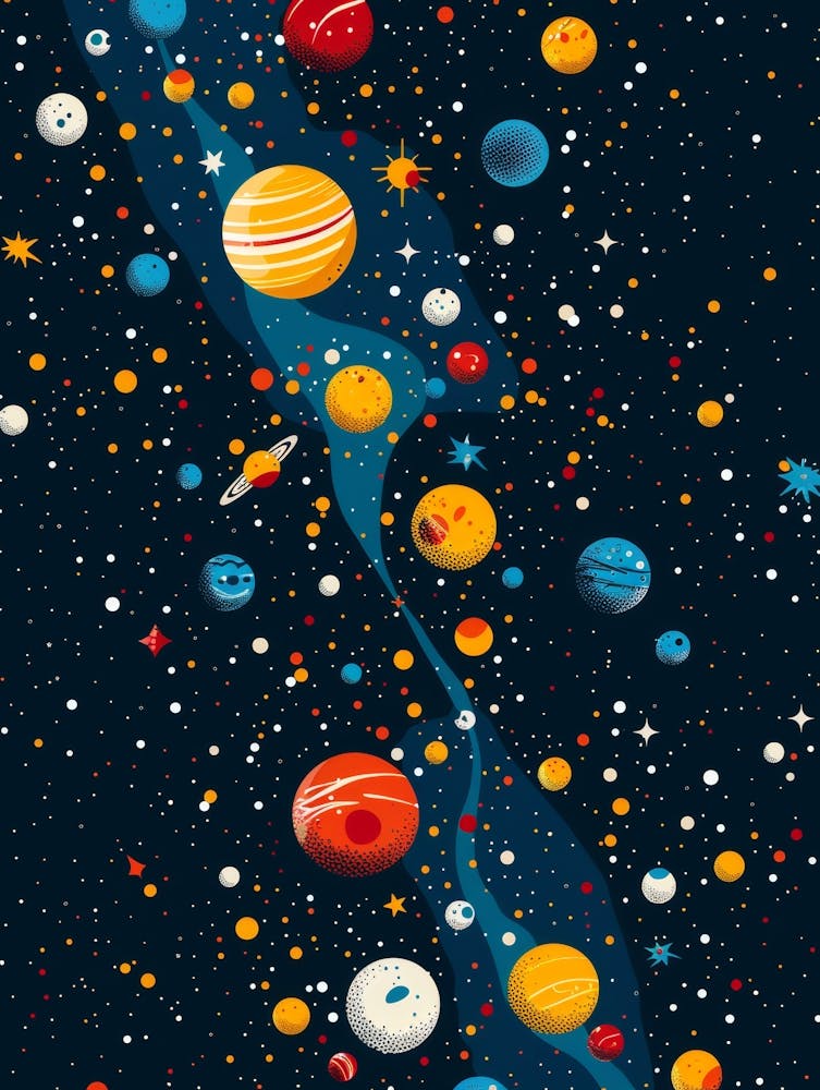Planets In Space 8
