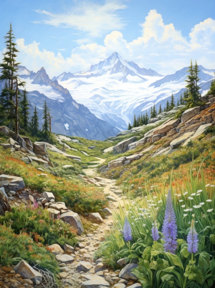 Trail To The Mountains