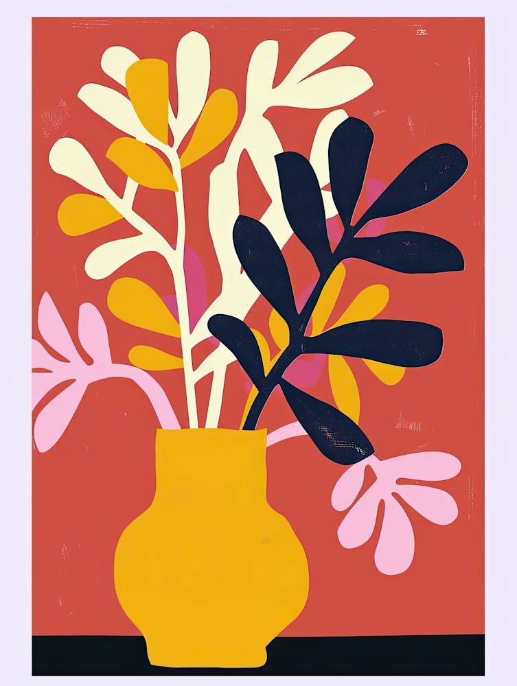 Wirbeldchungel im Matisse-Stil