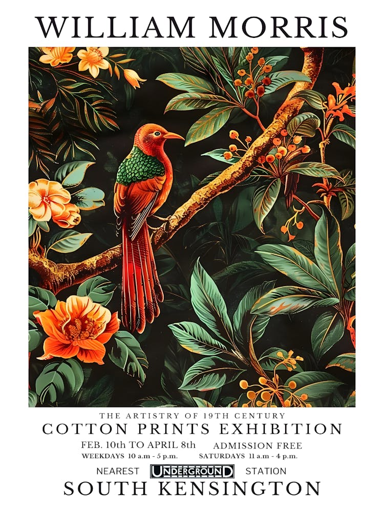 William Morris Cotton Prints Exhibition 47