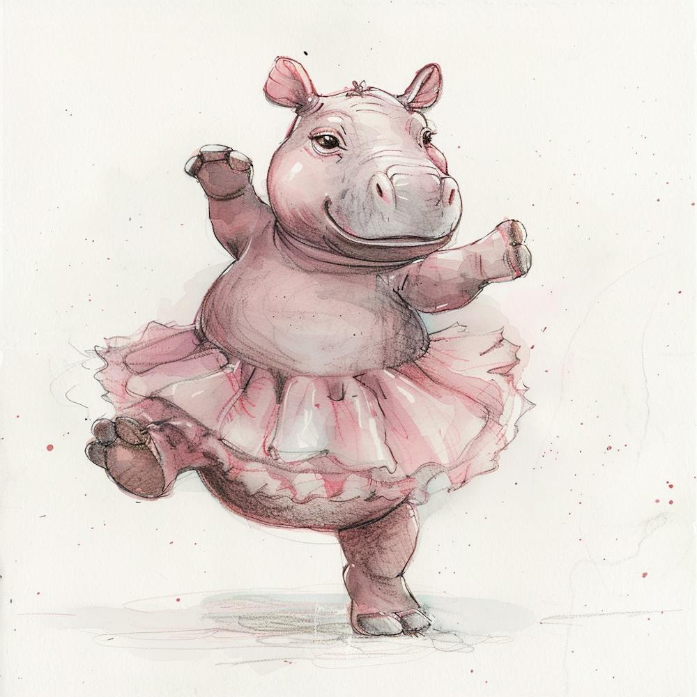 Ballerina Hippo