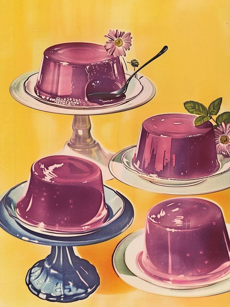 Purple Jelly Vintage Cookbook Inspired 2