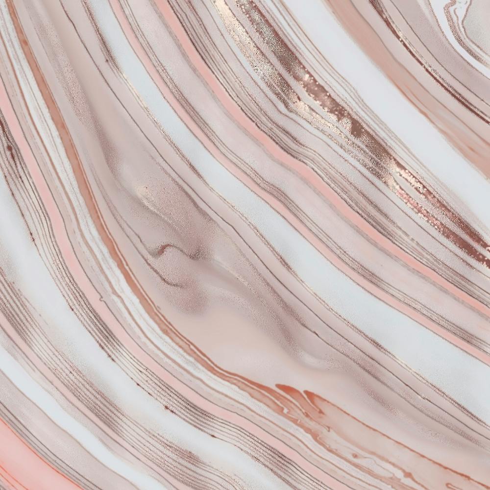 Rosegold Apricot Marble