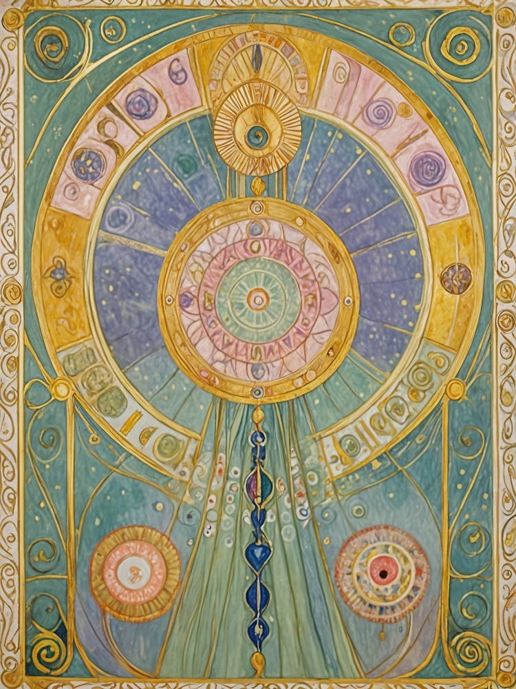 Tarot Card In Pastel 1