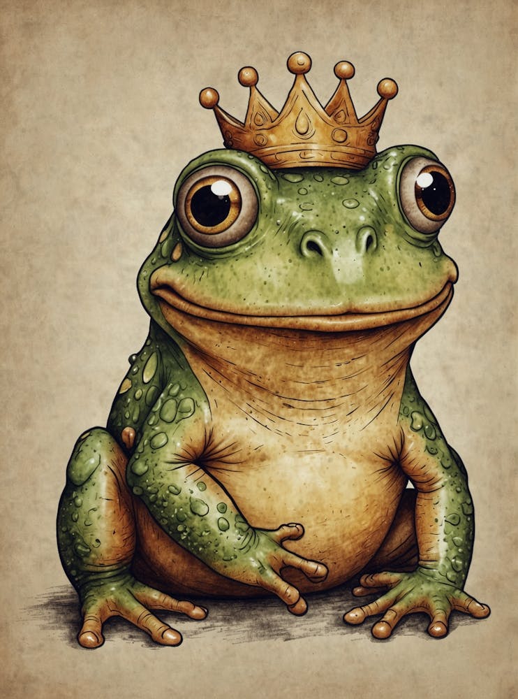 Frog With Crown 6