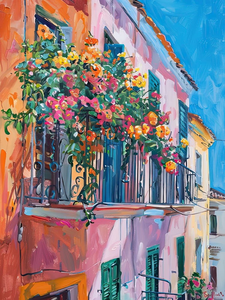 Balcony Painting In Malaga 2