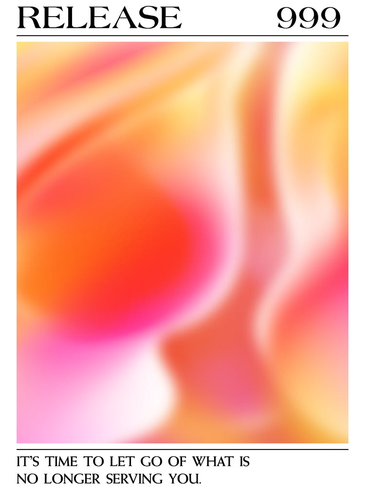 Release, Angel Number 999, Aura Gradient