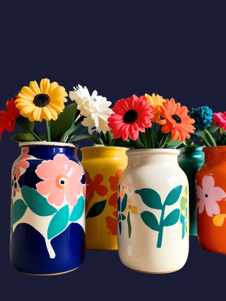 Painted Mason Jars 1