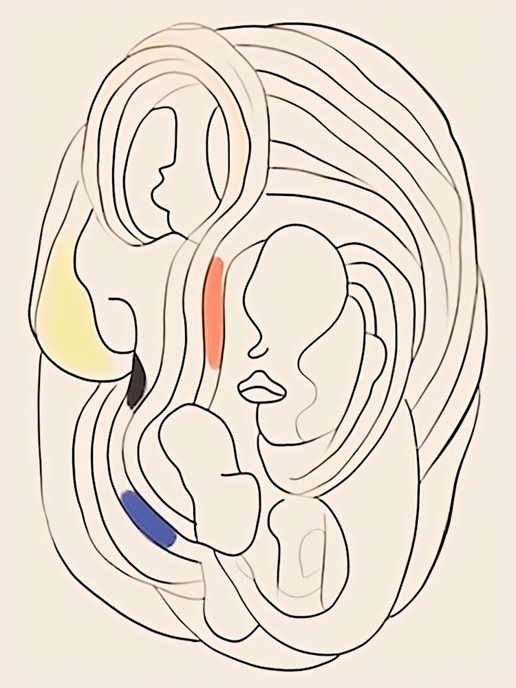 Enigma Line Art Abstract 5