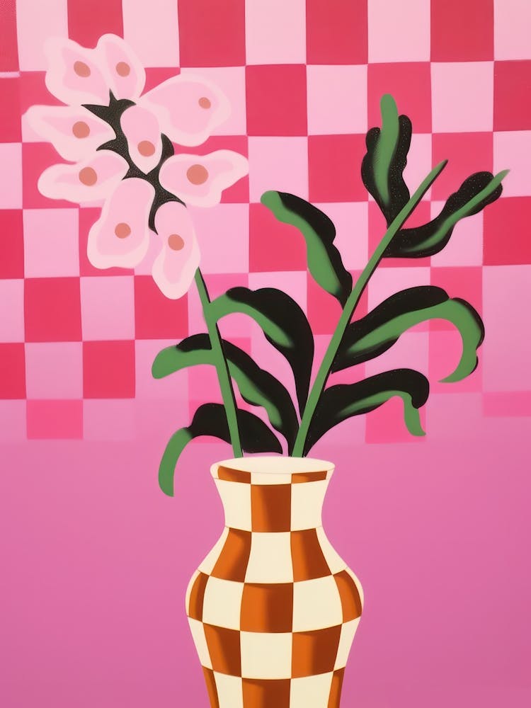 Snapdragons Flower Vase 6