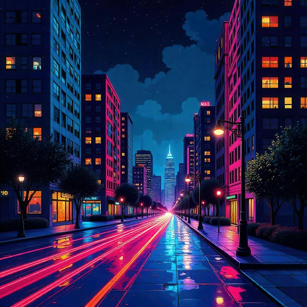 Street At Night 1