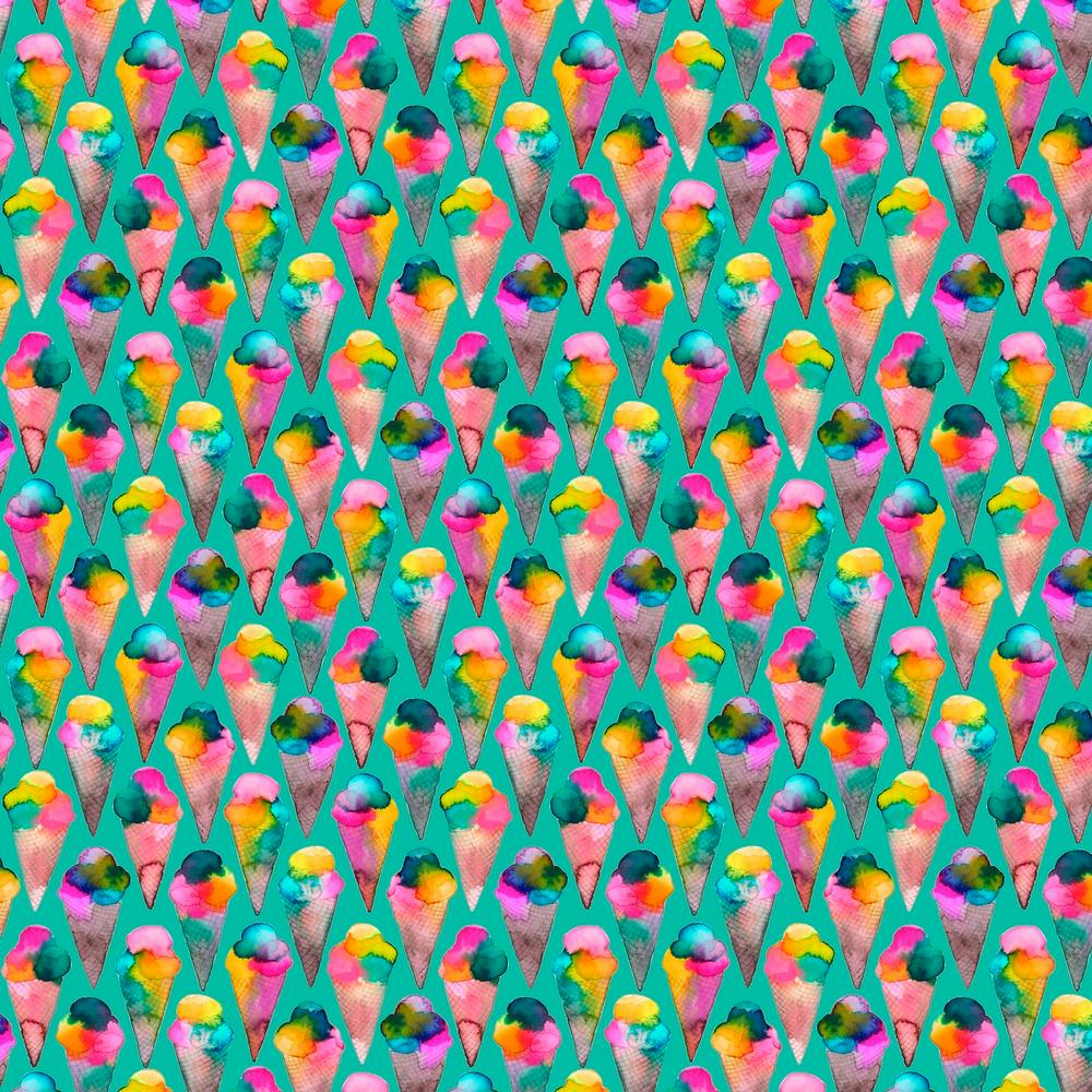 Cute Ice Creams Square