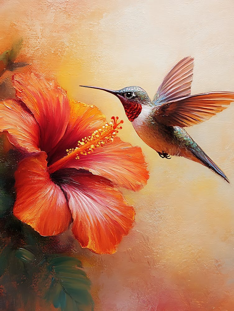 Hummingbird Loves Hibiscus 17