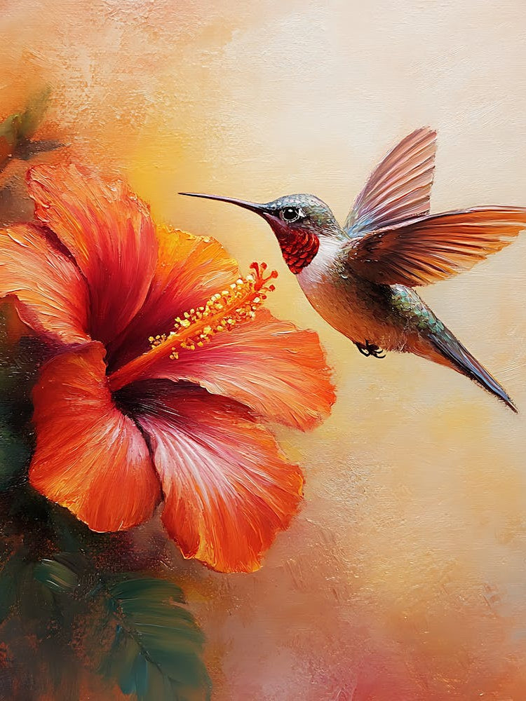 Hummingbird Loves Hibiscus 17