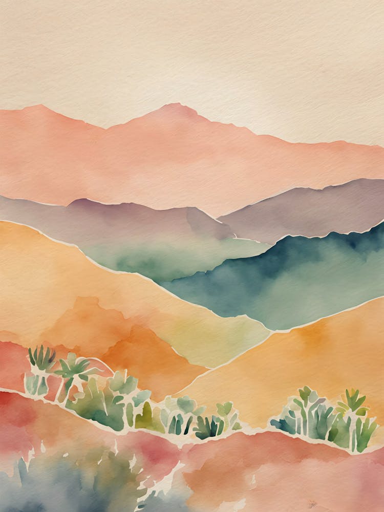 Peinture Paysage Aquarelle 8