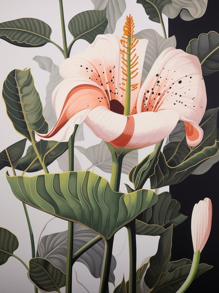 Flower Illustration Gloriosa Lily 2