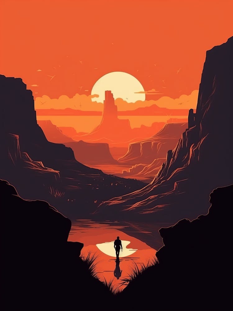 Sunset In The Desert 10