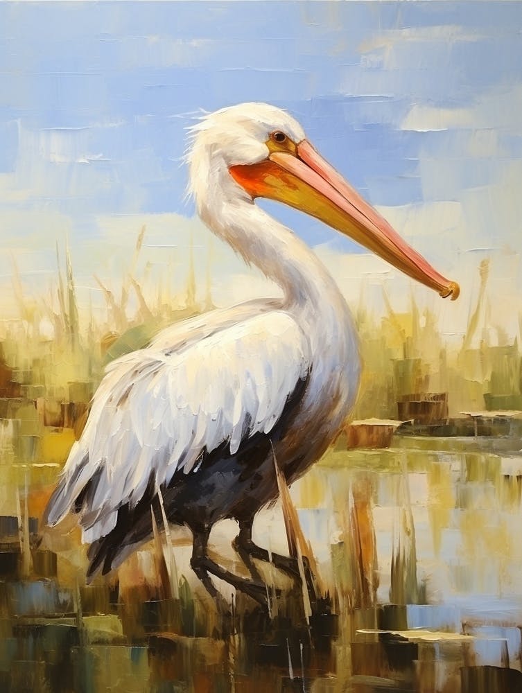 Bird Painting Pelican 2