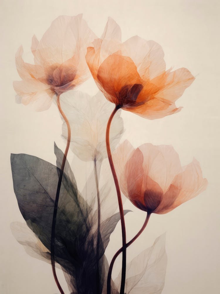 Parchment Flowers No 7
