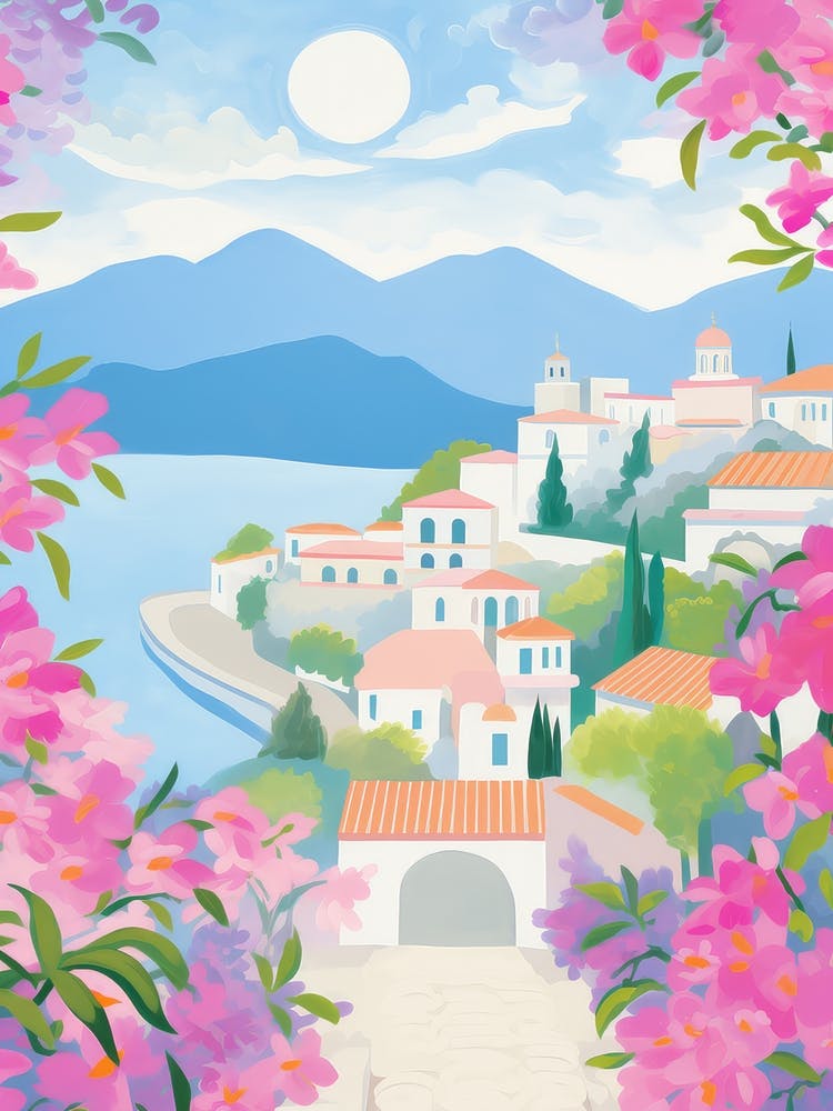 Ravello, Italy Colourful View 3