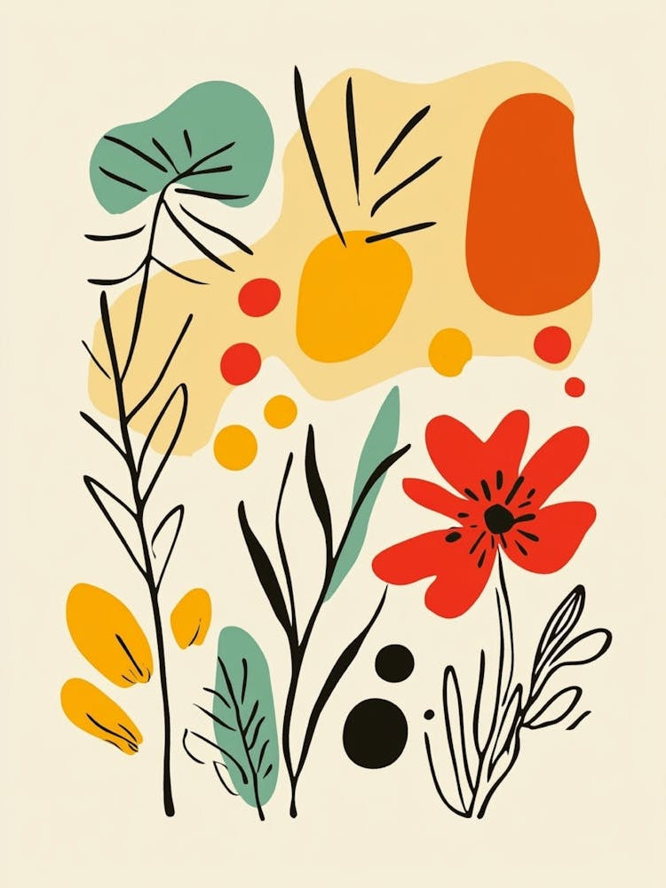 Abstract Floral Pattern 9