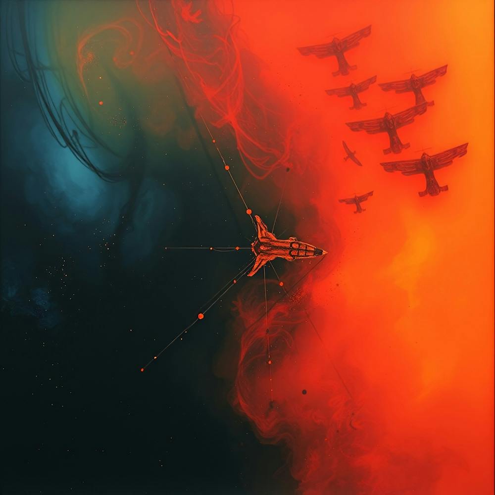 Spaceships In The Sky